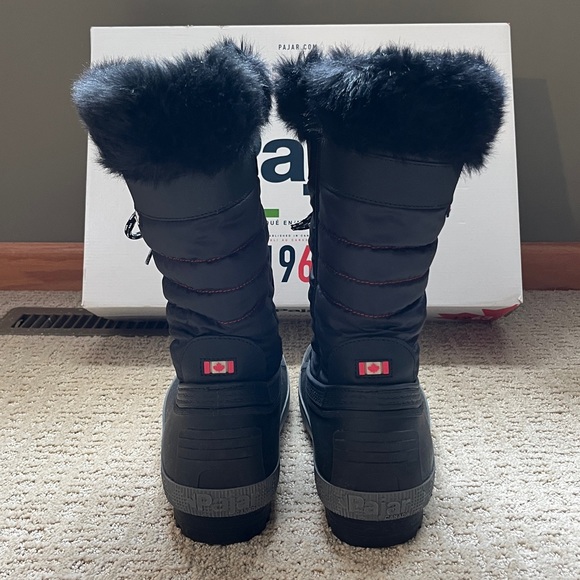 Pajar Canada Doris Faux Fur Waterproof Boot Sz 8 - Picture 4 of 5